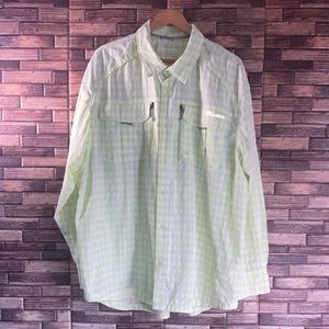 EUC Cabelas Shirt Mens 2XL Green Guidwear Fishing Hunting Heritage Outdoor Sport